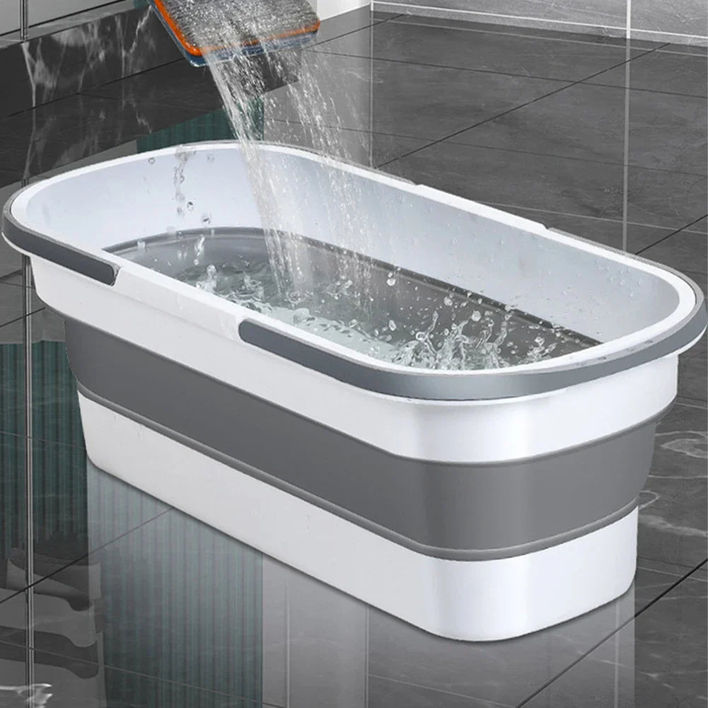 Maliben | Foldora Foldable Rectangular Wash Basin | Portable Bucket With Large Capacity | For Camping, Household & Travel