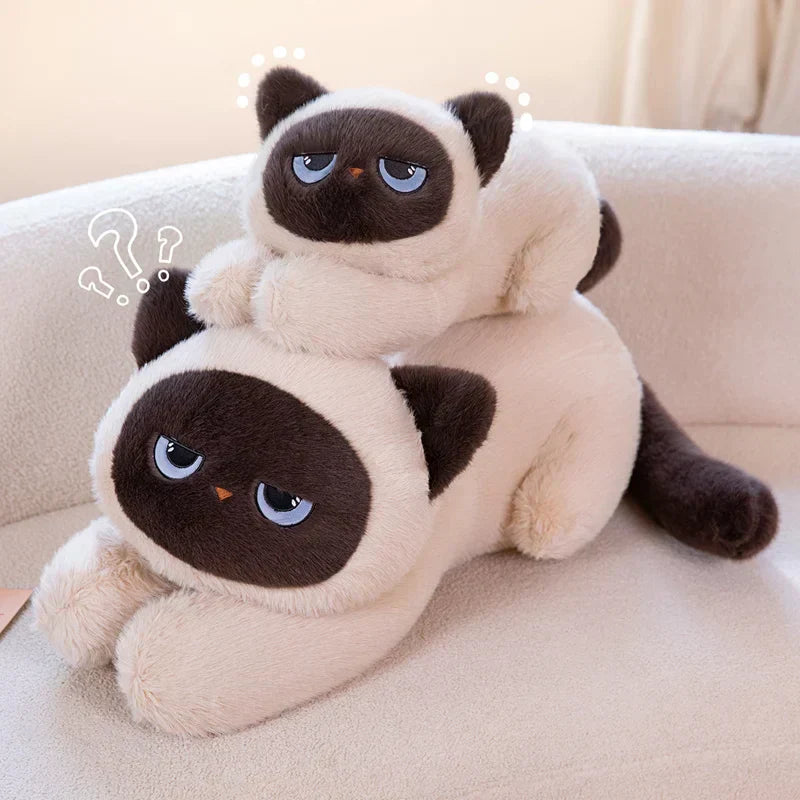 Maliben | Momo The Long Kawaii Siamese Cat Plush