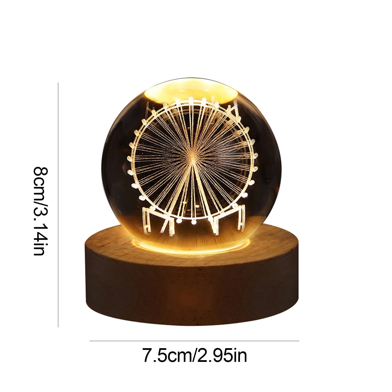 Maliben | Crystal Light Ball | Unique Decoration For The Home