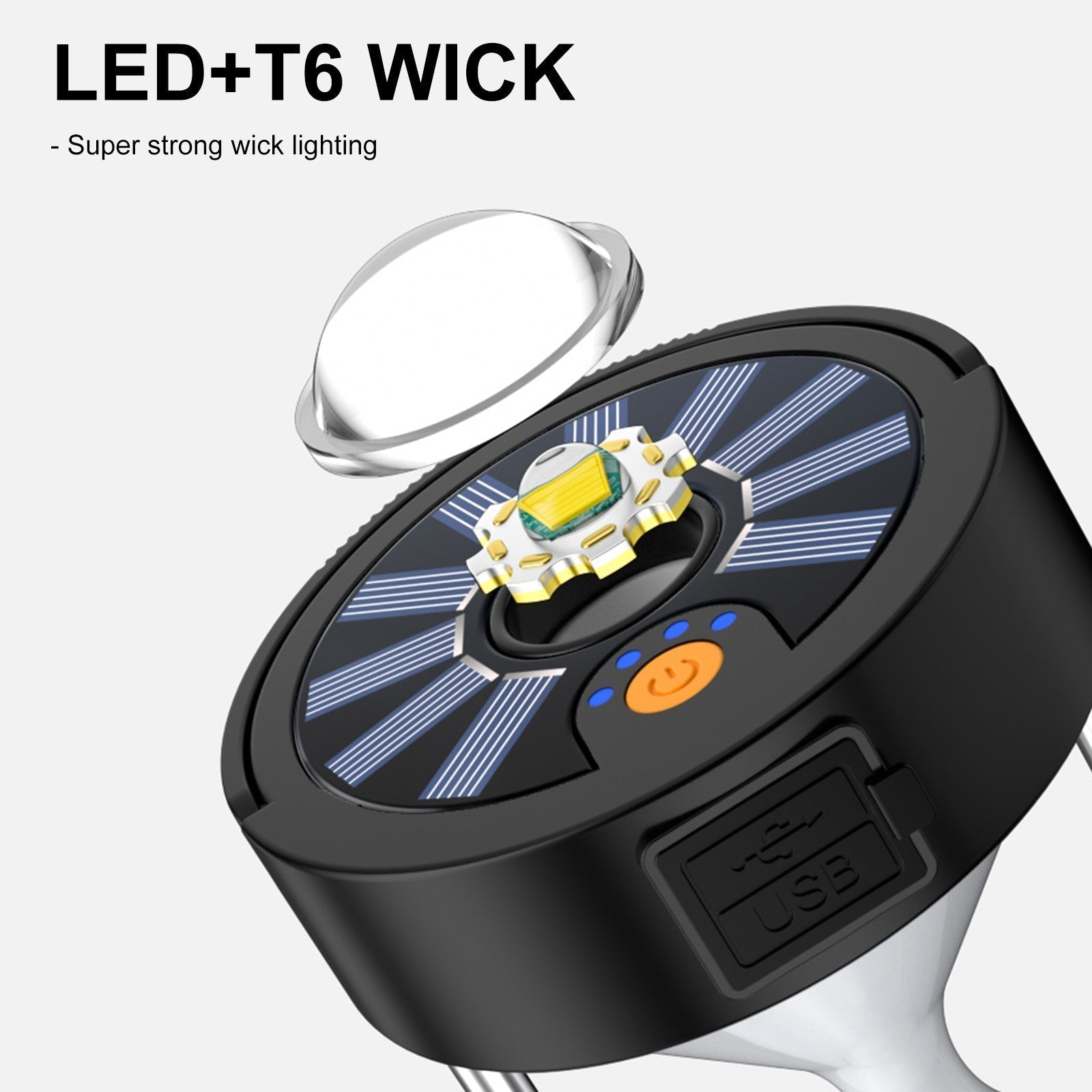 Maliben | Magnetic Solar Powered Emergency Camping Light