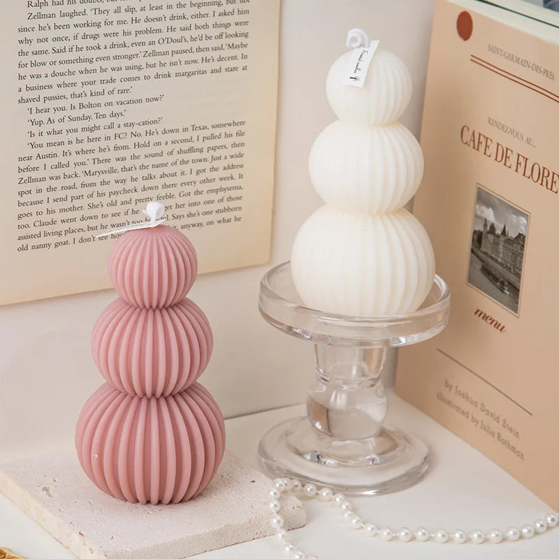 Maliben | Creative Geometric Scented Candle Golf Ball Design Decoration