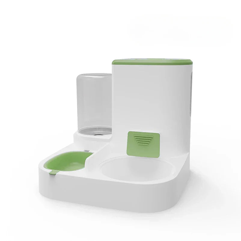 Maliben | Feedipet Food & Water Dispenser For Cats & Dogs | Automatic Refill | 2-In-1 Bowl Set