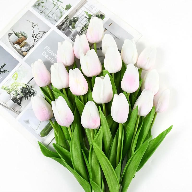 Maliben | Artificial Tulip Bouquet With Realistic Lifelike Flowers