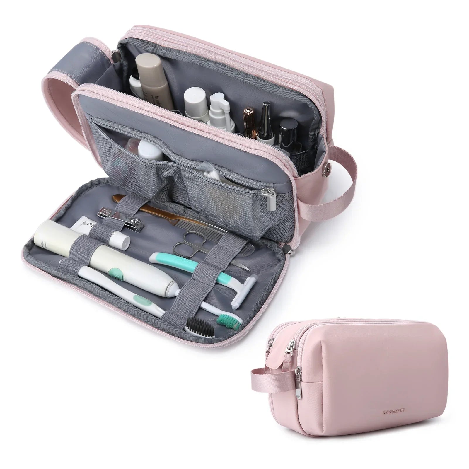 Maliben | Kosmetixo Waterproof Cosmetic Bag For Women & Men | Lightweight Toiletry Bag In S/M/L | Travel Accessories For Toiletries & Make-Up | Unisex Travel Organizer
