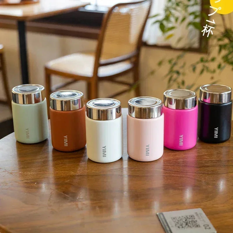 Maliben | 230ml Mini 316 Stainless Steel Portable Thermos - Pocket Vacuum Bottle