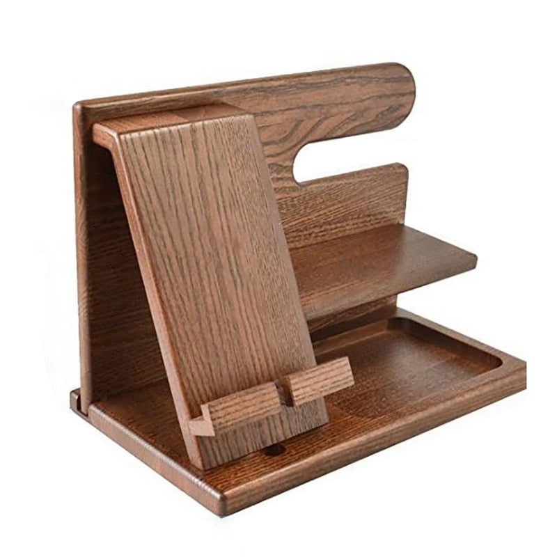 Maliben | Wooden Phone Docking | Perfect Organizer For Your Gadgets