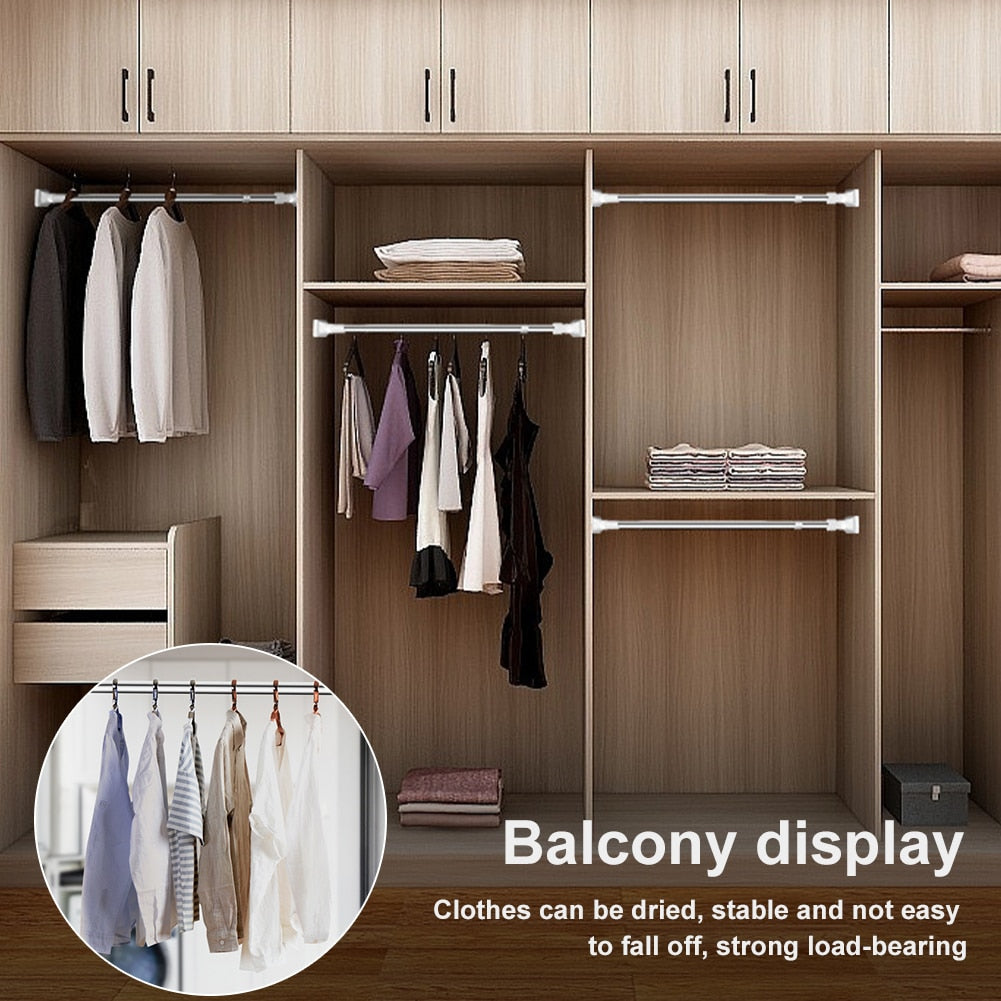 Maliben | Space Saver Adjustable Telescopic Clothes Hanger Rod