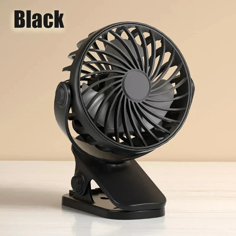 Maliben | Flexibreeze Usb Fan | Rotatable, Portable With 3 Speeds And Night Light