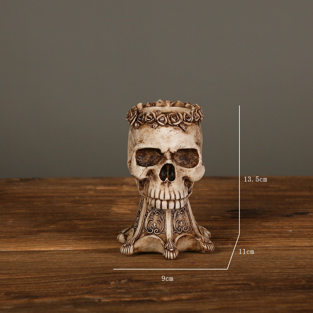 Maliben | Resin Skull Flower Pot