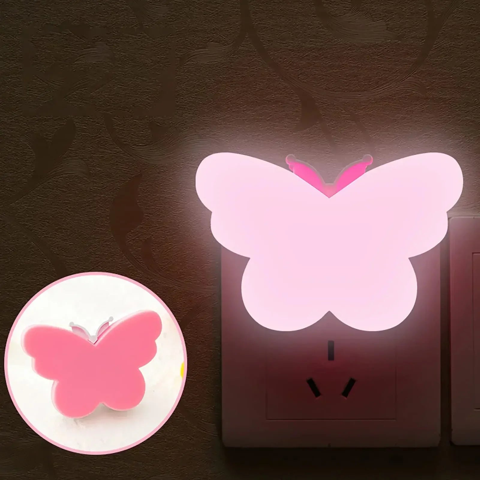Maliben | Glowease Led Night Light | Automatic Light Sensor | Warm White Comfort Light