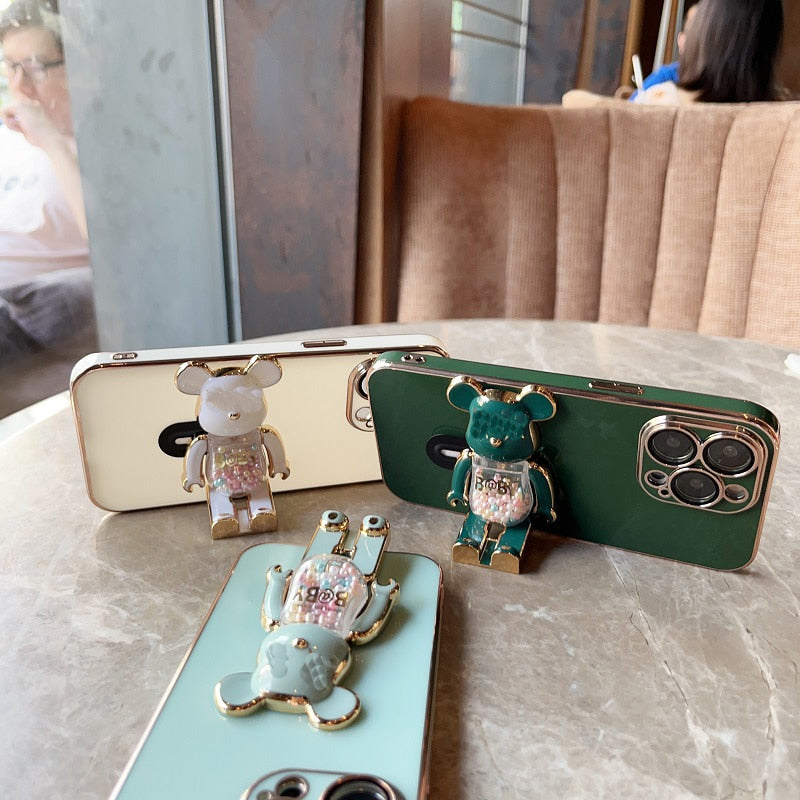 Maliben | Bear Lover Colorful 3d Doll Phone Case
