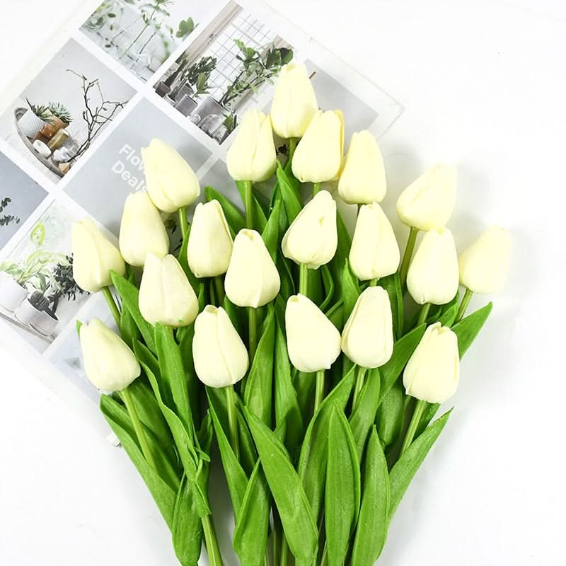 Maliben | Artificial Tulip Bouquet With Realistic Lifelike Flowers