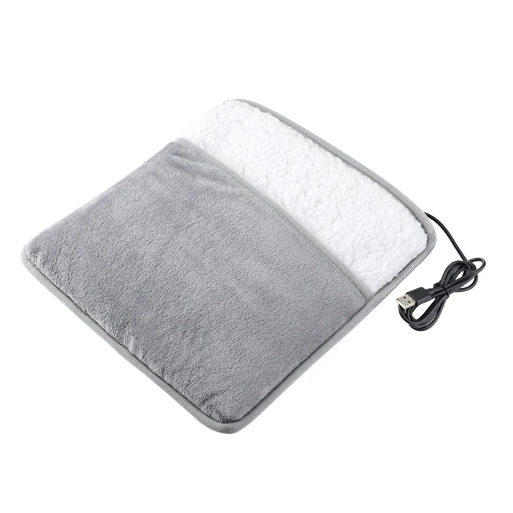 Maliben | Warmstep Electric Foot Heating Mat | Usb Heated Foot Warmer | Soft Flannel | Washable & Energy Saving