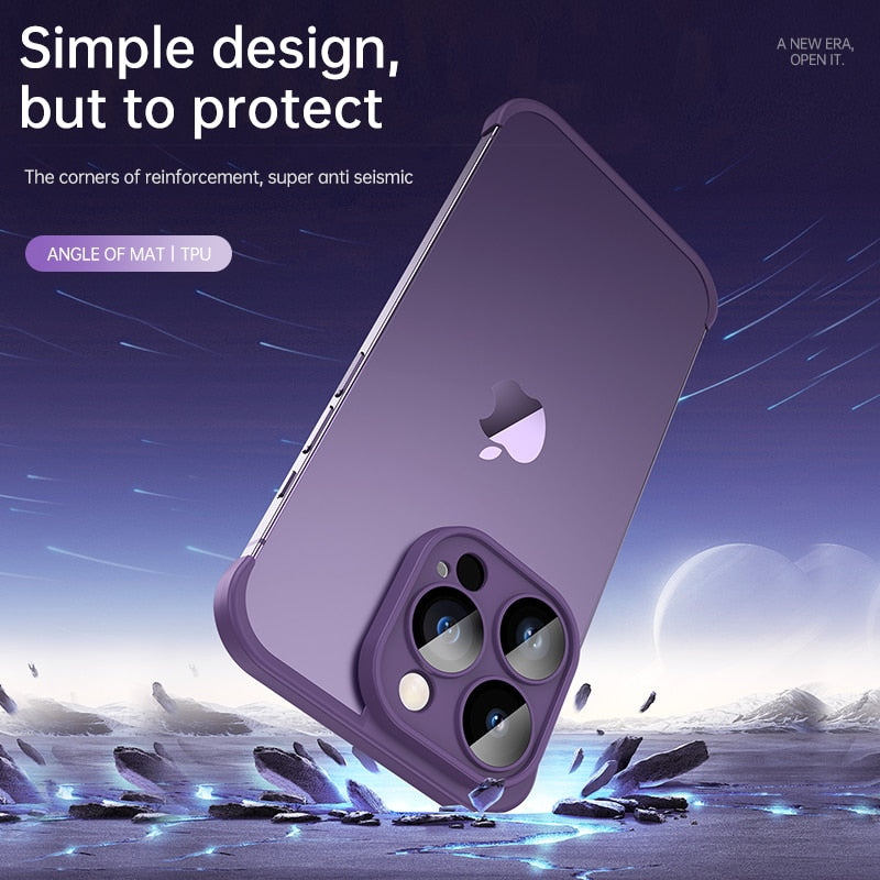 Maliben | Shockproof Corner Pad Soft Silicone Iphone Case
