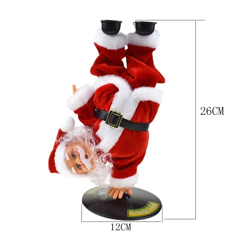 Maliben | Breakdancing Santa Dynamic Christmas Figurine