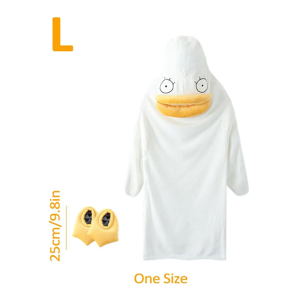 Maliben Confused Duck Warm Adult Pajama Costume