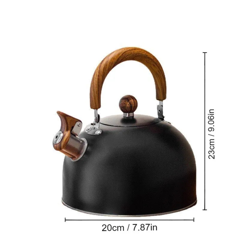 MaLiben | 1 Piece 2.5/3 l Liter Kettle Made Of Stainless Steel, Thickened Kettle, Gas Induction Stove, Universal Kettle, Kettle