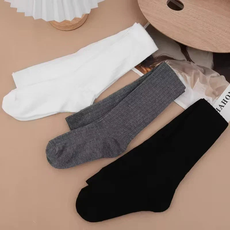 Maliben | Woolluxe Women's Overknee Socks | Autumn & Winter | Warm & Thick | Solid Colors | 60–65 Cm