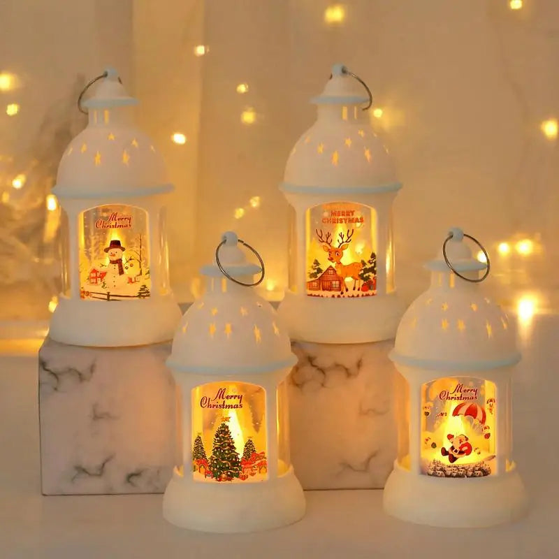 Maliben | Magical Christmashome Christmas Lanterns - The Charming Led Santa Lanterns