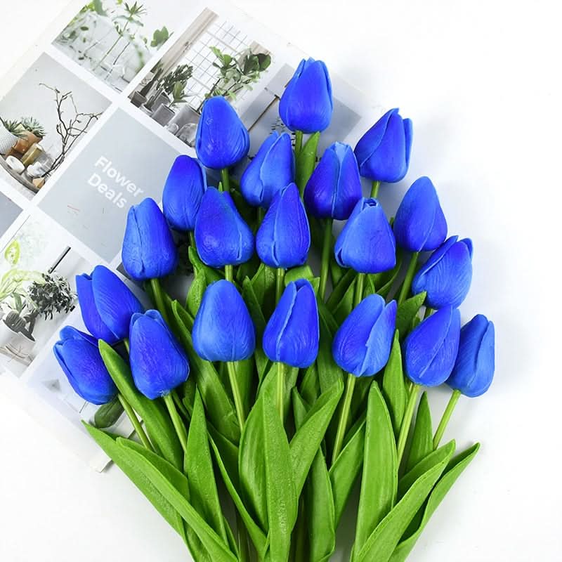 Maliben | Artificial Tulip Bouquet With Realistic Lifelike Flowers