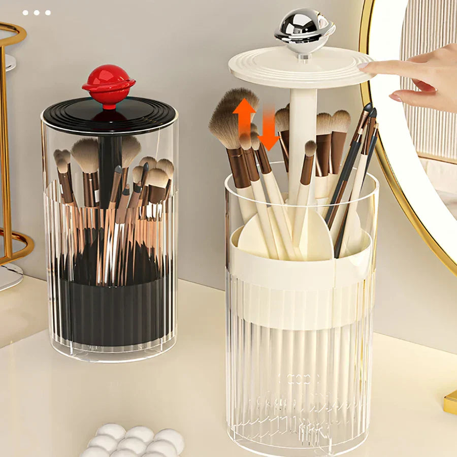 Maliben | Auto Lift & Luxe Makeup Brush Organizer