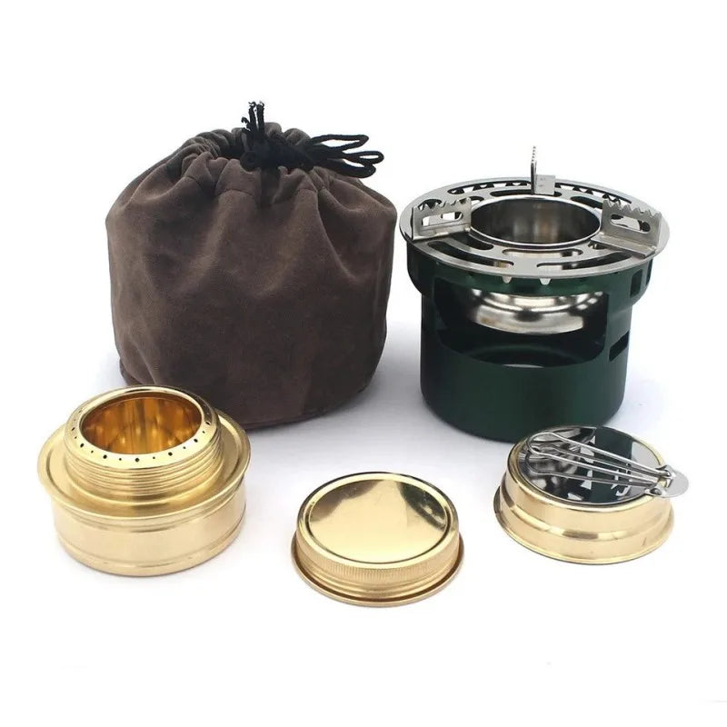 Maliben | Flamvino Alcohol Stove Outdoor Portable | Mini Camping Stove For Hiking & Trekking | Compact Spirit Burner For Outdoor Cooking & Survival