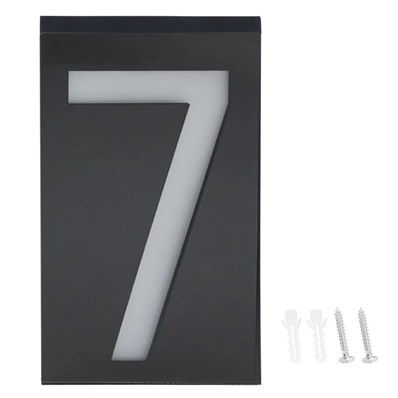 Maliben | Numelux Solar House Number Light | Led IllumInated | Weatherproof Ip55 | Automatic Light in Darkness
