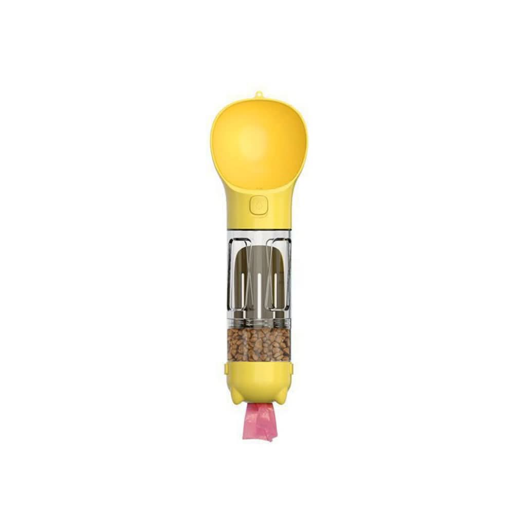 Maliben | Snackbuddy Pro – 2-in-1 Water & Food Bottle with Poop Bag Holder