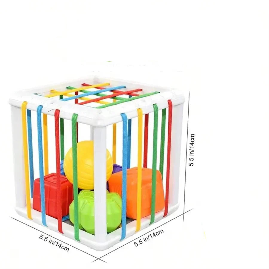 Maliben | Montessori Shape Box – Sorting & Motor Skills Game