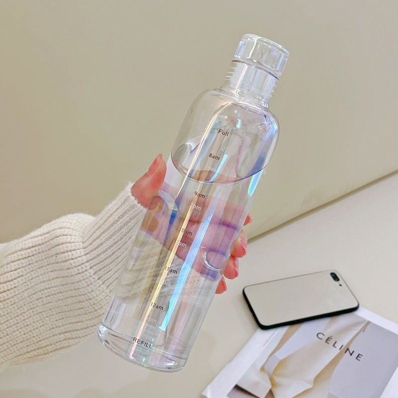 Maliben | Time Scale Heat-Resistant Glass Water Bottle