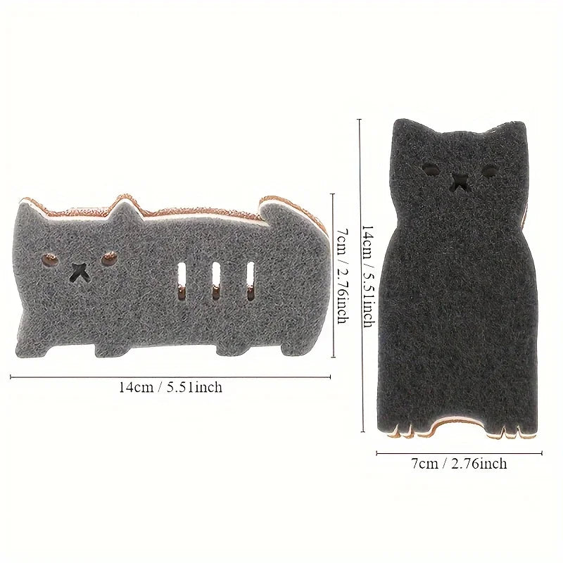 Maliben | Mini Cat Multi-Purpose Cleaning Sponge