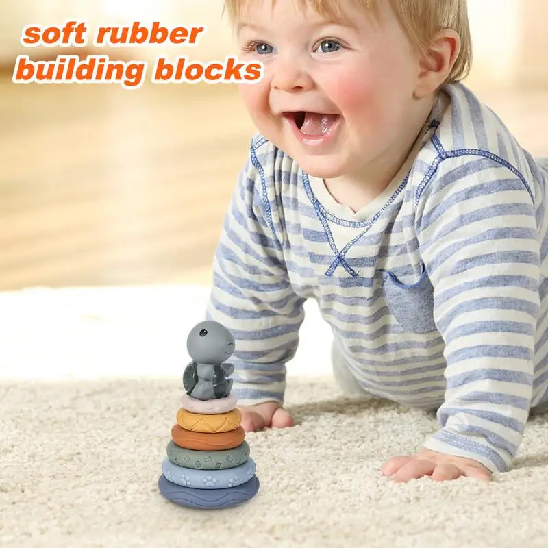 Maliben | Zachtestapelaars | Discovering Playfully - Montessori Stacking Rings For Babies