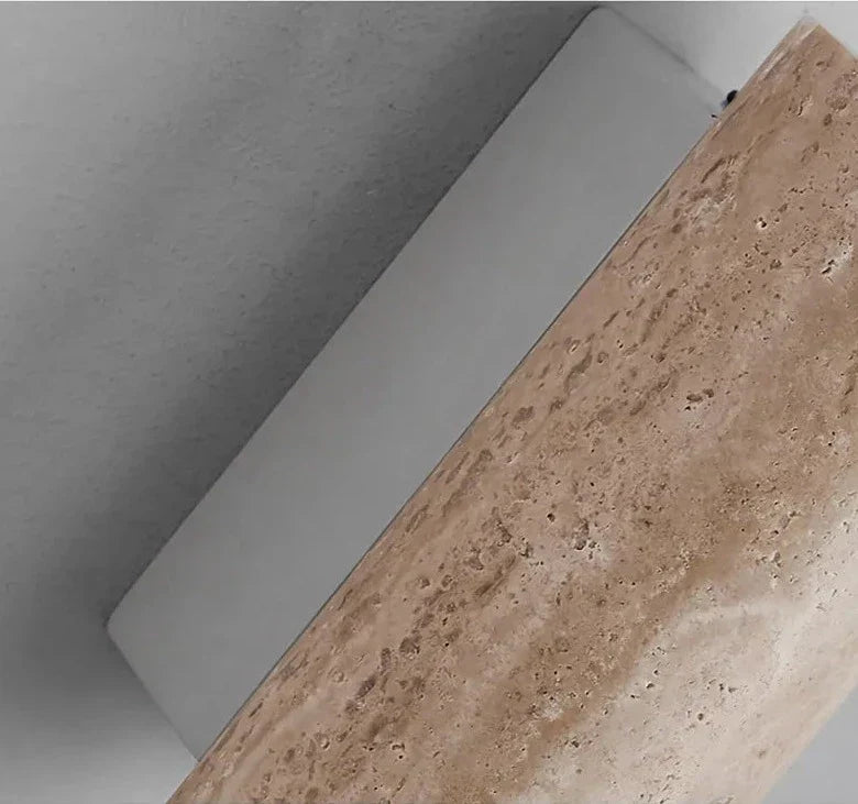 Maliben | Modern Natural Led Wall Lamp Made Of Travertine