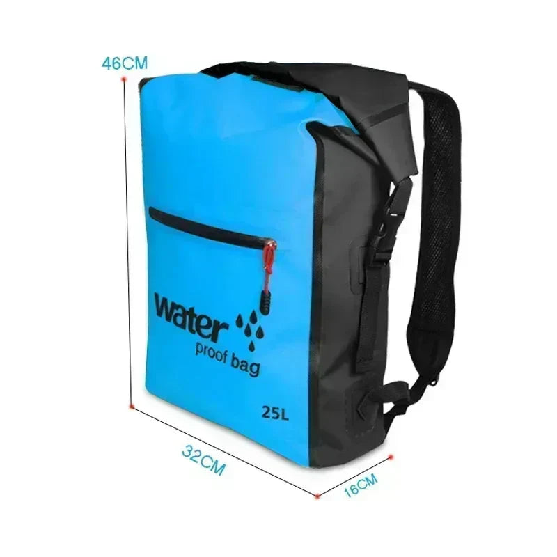 Maliben | Waterproof Backpack Aquadryx 25l | Floating Dry Bag | Rolltop & Breathable | Ideal For Kayaking, Trekking & Outdoor