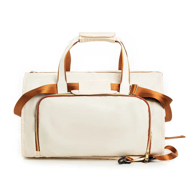 Maliben | Voyatura Flexpack | Foldable Travel Bag With Suit Compartment | 53 L | 3-In-1 Backpack, Shoulder Bag & Duffel Bag