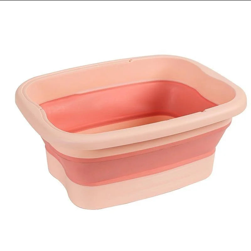 Maliben | Solevia Foldable Foot BAth With Massage Function | Space-Saving & Sturdy | For Foot Care, Pedicure & Relaxation at Home