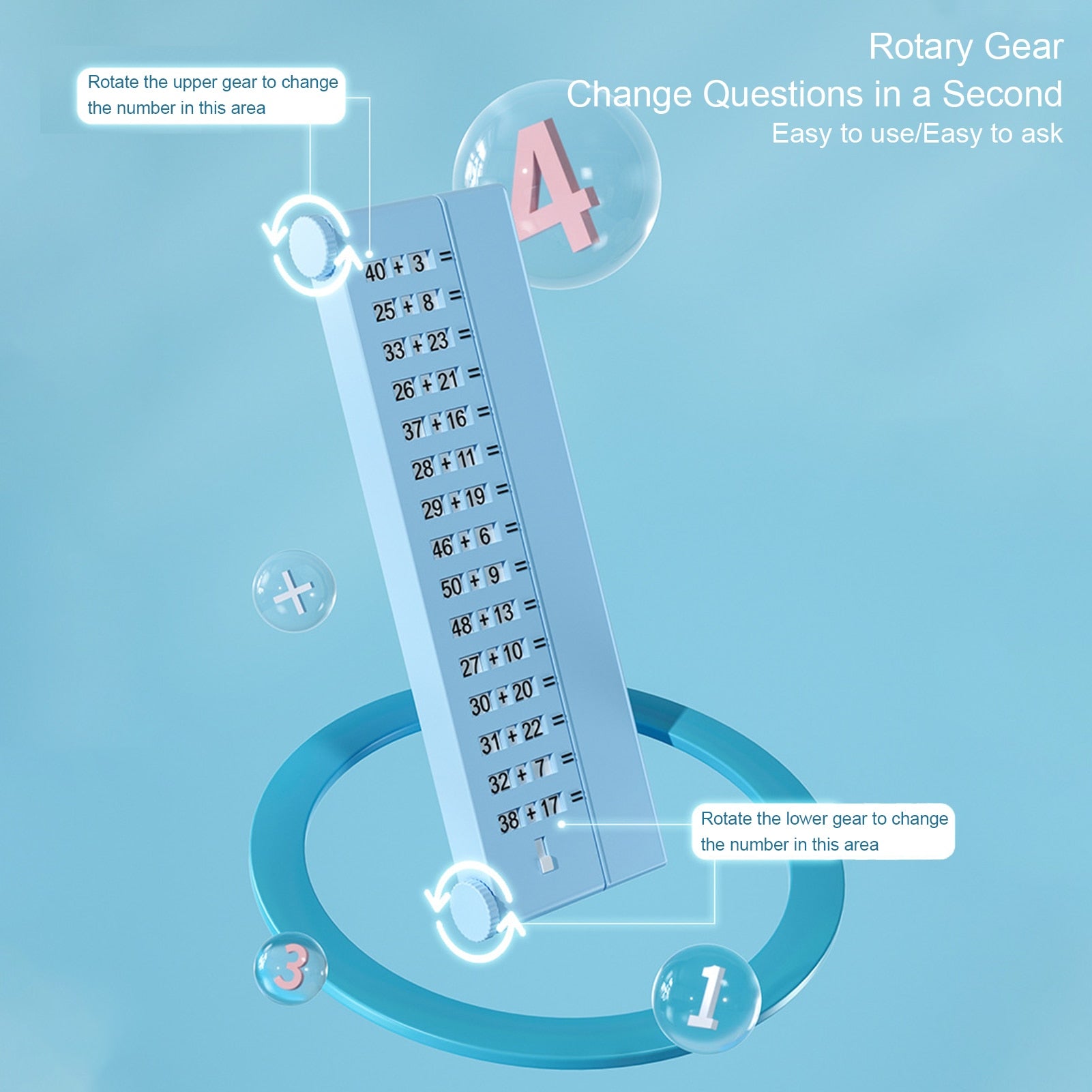 Maliben | Math Master Educational Table Poster