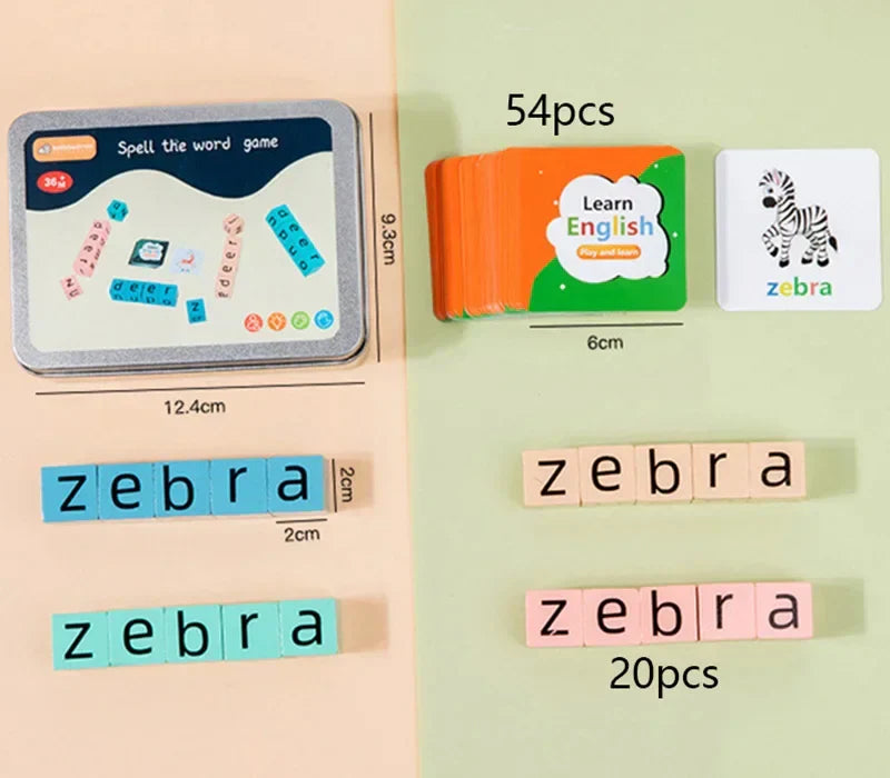 Maliben | Ecotoys Lettermatch Game | Stimulate Language Skills - Educational Toys For Children
