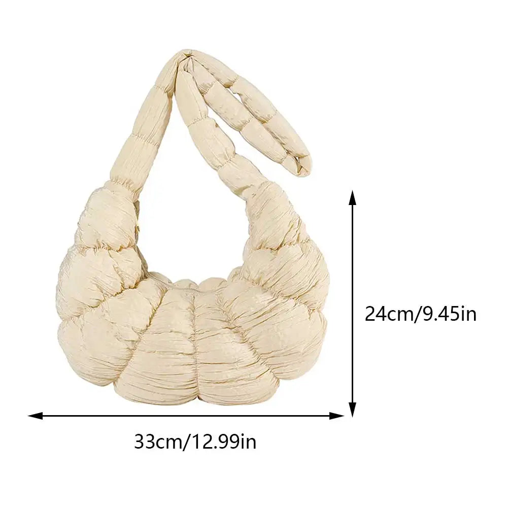 Maliben Puff Croissant Shoulder Bag