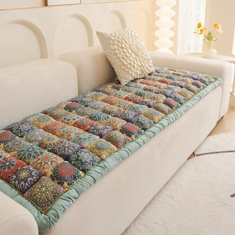 Maliben | Bohemian Style Cushion Cotton Couch Pad