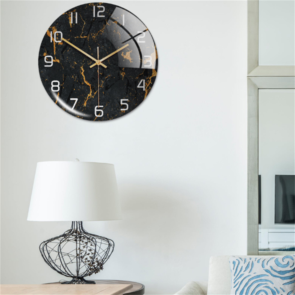 Maliben | Stylish Marble Wall Clock With Silent Mechanism