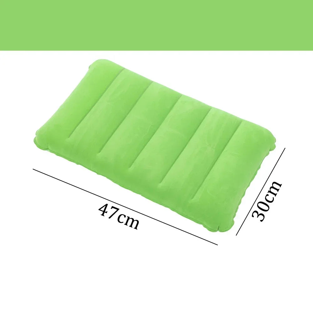 Maliben | Inflatable Travel Pillow 47x30 Cm | Foldable & Lightweight | Airnest Outdoor Air Cushion For Camping & Air Travel