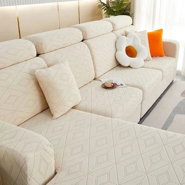 Maliben | SlipBliss - Elegant Jacquard Non-Slip Sofa Cover