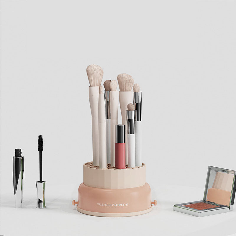 Maliben | Easy Makeup Cleaning Brush Organizer Storage Box
