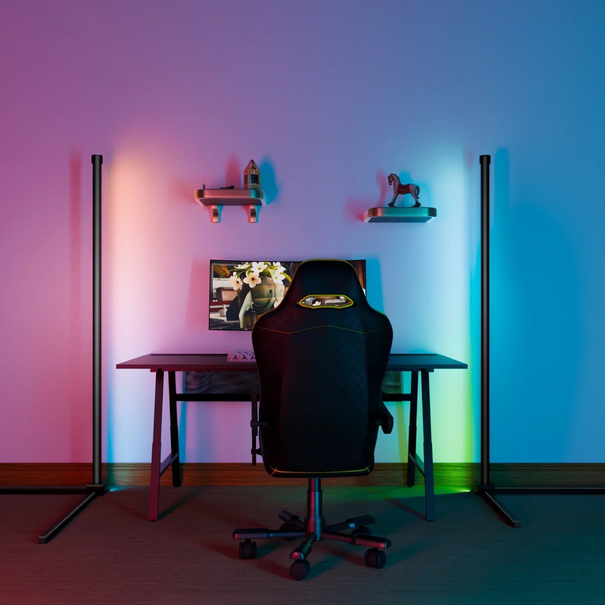 Smart RGB Floor Lamp - 16 Million Color Changing Mood Light — Maliben lighting