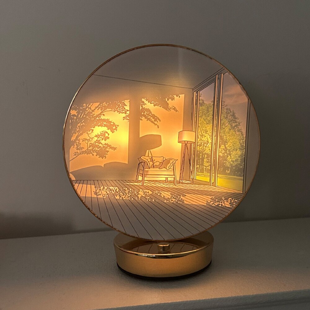 Maliben | Creative Artistic Orb Painting Table Lamp