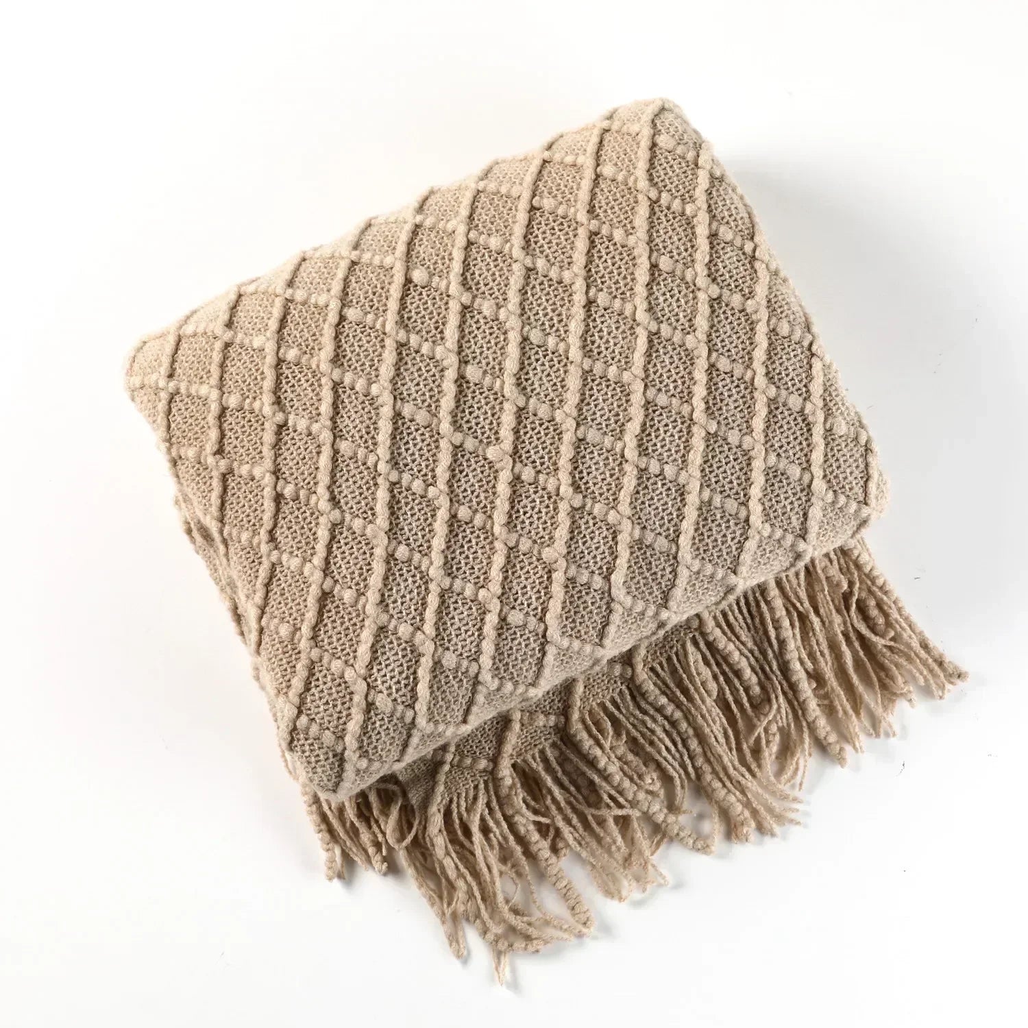 Maliben Nordic Style Dick Knitted Blanket