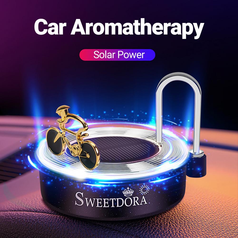 Maliben | Mini Bicycle Car Solar Power Aromatherapy Decor