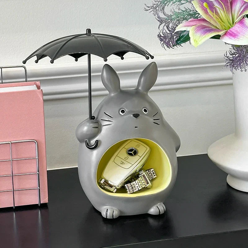 Maliben | Totovia Storage Bowl | Storage Bowl Figure | Cartoon Design | Key & Decor Bowl | For Living Room & Bedroom