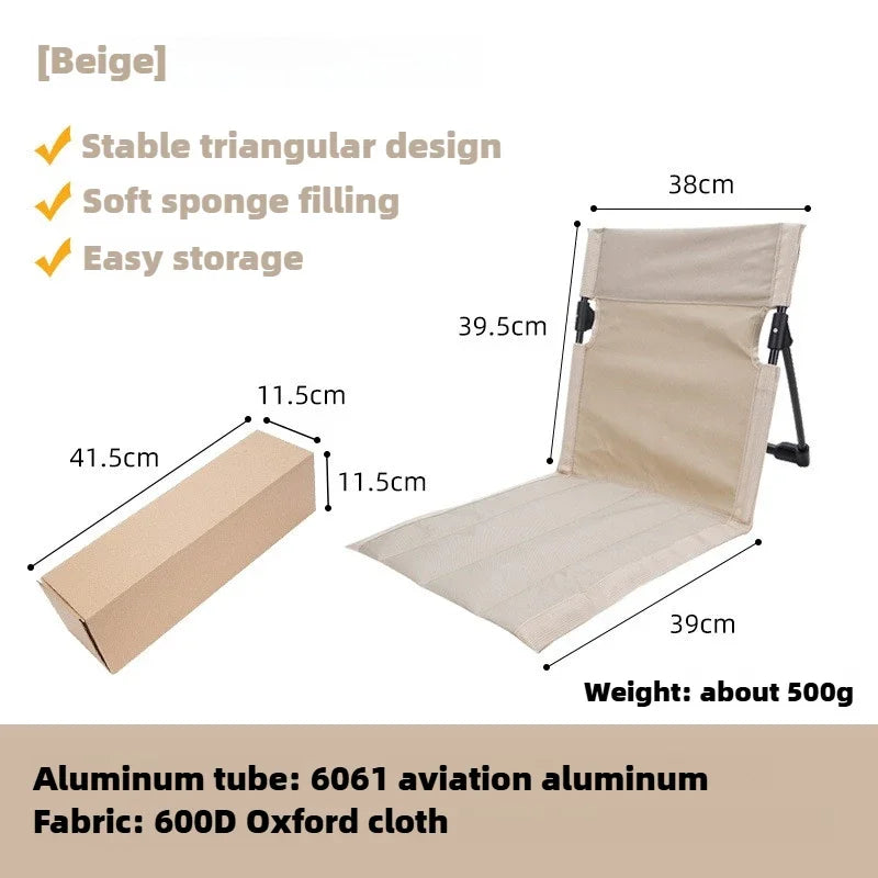 Maliben | Trekase Camping Folding Chair | Ultra-Light & Weatherproof | Aluminum Frame | Padded For Extra Comfort | Quick To Assemble